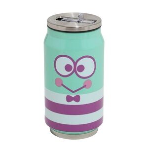 NEW Sanrio Hello Kitty Keroppi Face Stainless Steel Soda Can Water Bottle